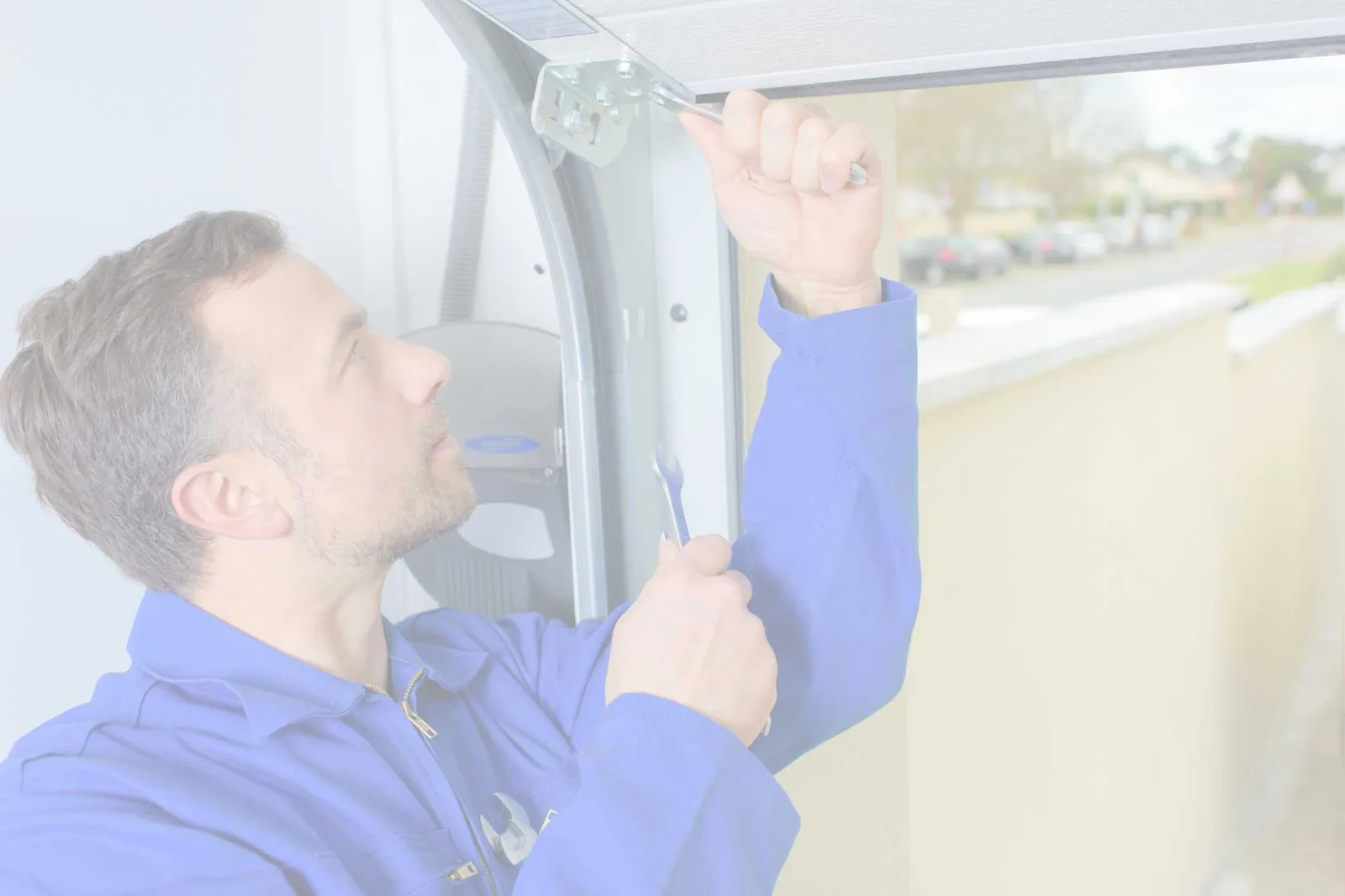 Greeley Garage Door Repair technician on the job